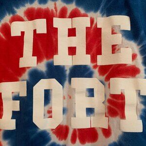 Vintage THE FORT Adult Size M Tie Dye Short Sleeve Tee
